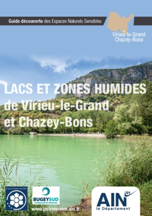 Page de garde du guide découverte des Lacs et Zones humides de Virieu le Grand et Chazey-Bons