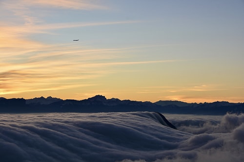 Au-dessus de la Mer de Nuages