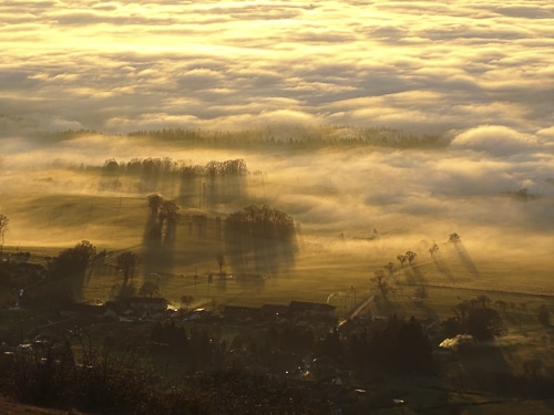 Brouillard de janvier au Mont Myon