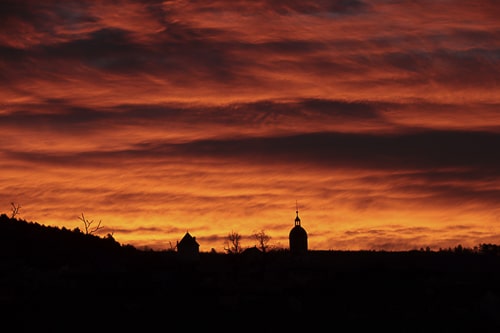 Embrasement de nuages sur Treffort