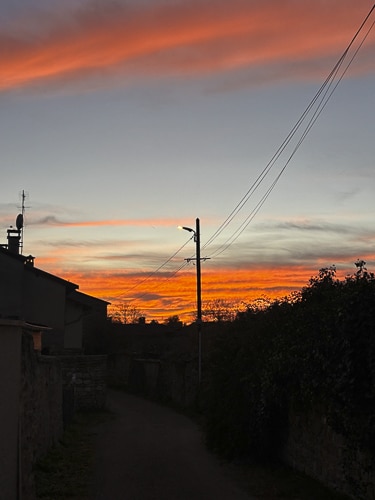 Feu dans le ciel