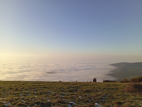 Mer Veille de nuages sur mon Myon