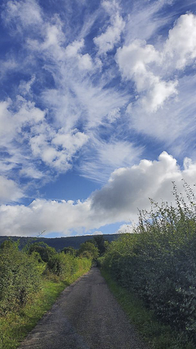 Nuages au pinceau