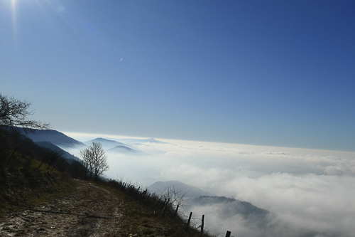 Une mer de nuage en approche